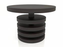 कॉफी टेबल जेटी 04 (डी = 700x500, लकड़ी का भूरा गहरा)