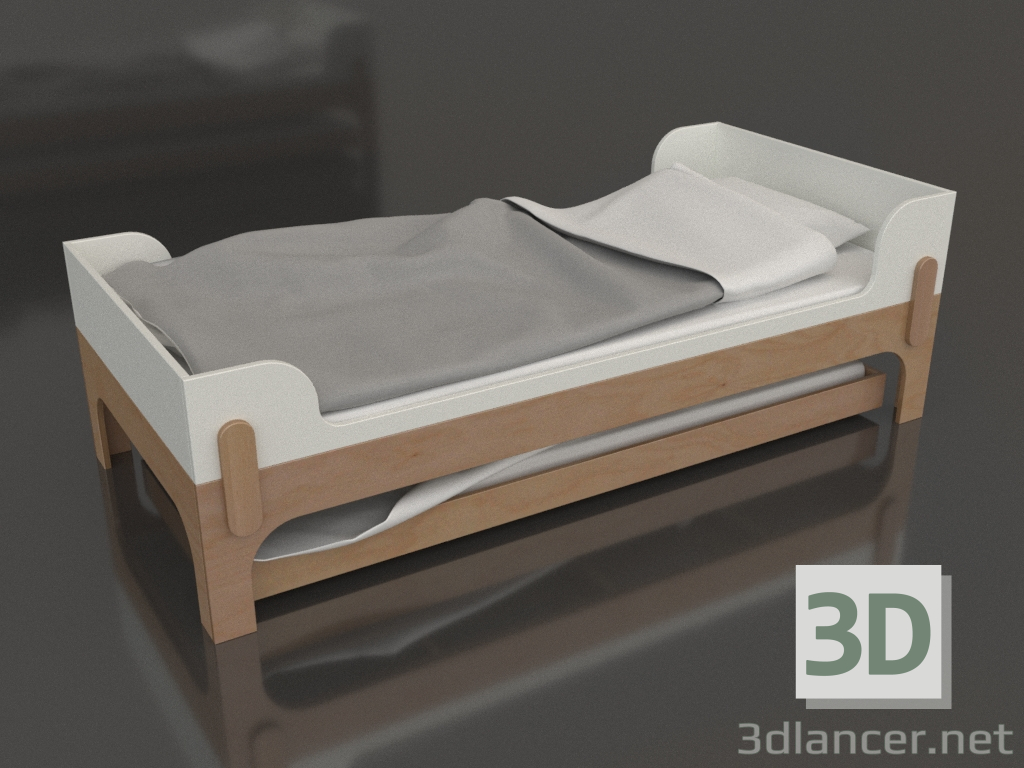 3D Modell Bett TUNE Z (BHTZA2) - Vorschau