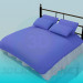 3d модель Кровать двухспальная – превью