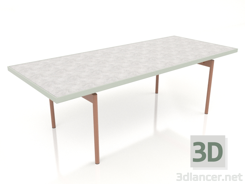modèle 3D Table à manger (Gris ciment, DEKTON Kreta) - preview