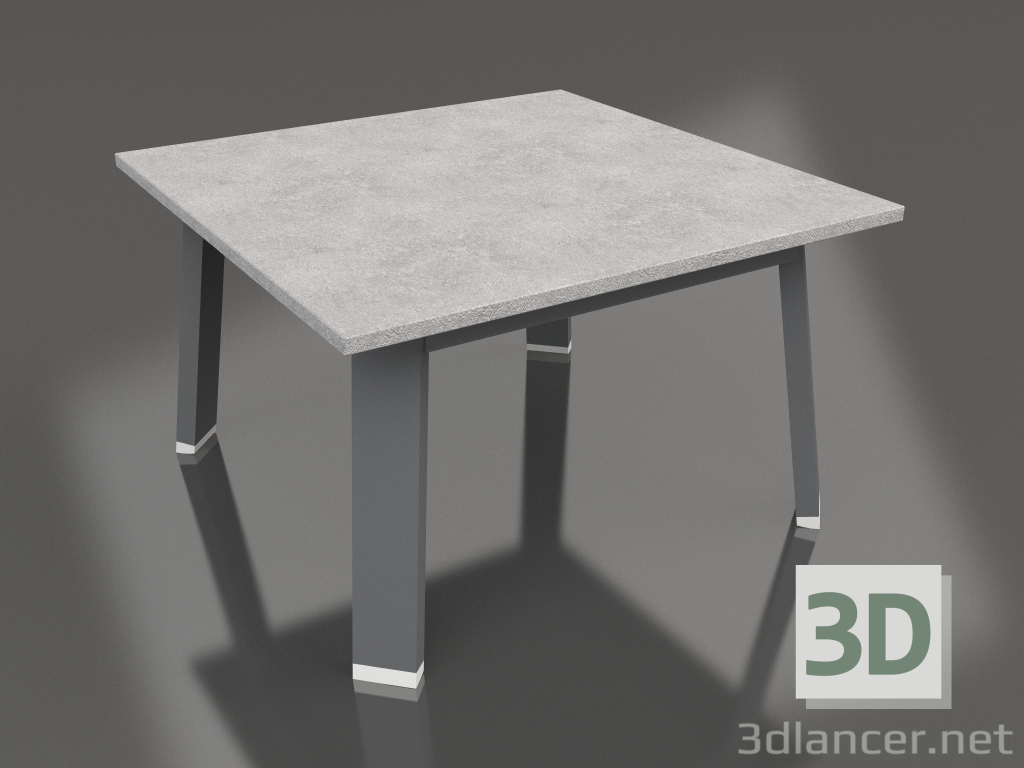 3 डी मॉडल वर्गाकार साइड टेबल (एन्थ्रेसाइट, डेकटन) - पूर्वावलोकन