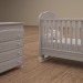 3d Baby cot model buy - render
