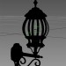 3d model Iron lamp - preview