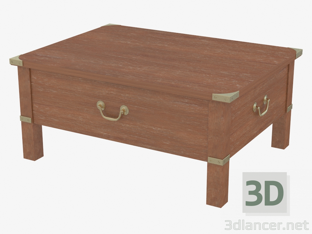 3d model Maritime style coffee table - preview