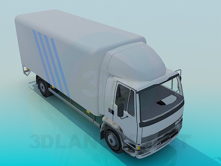 modèle 3D Camion - preview