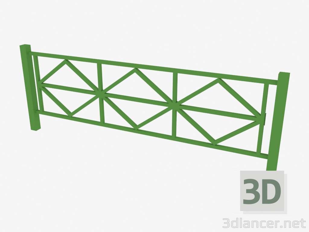 3D Modell Fechten (mit 1 Ständer) (10002) - Vorschau
