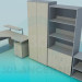 3D modeli Ofis mobilyaları - önizleme