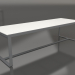 3D modeli Yemek masası 270 (Beyaz polietilen, Antrasit) - önizleme