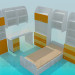 3D modeli Çocuk yatak odası mobilya - önizleme