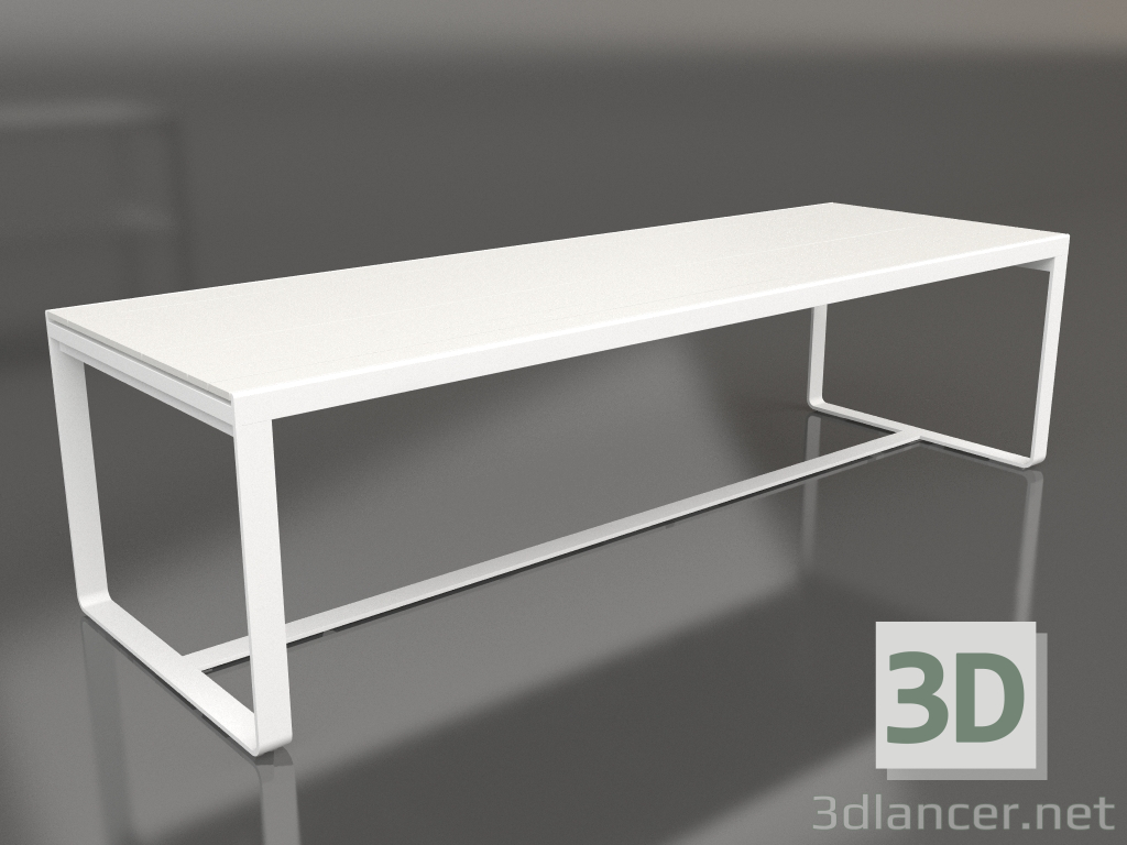 3 डी मॉडल डाइनिंग टेबल 270 (सफेद पॉलीथीन, सफेद) - पूर्वावलोकन