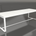 modello 3D Tavolo da pranzo 270 (Polietilene bianco, Bianco) - anteprima