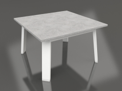Square side table (White, DEKTON)