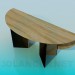 modèle 3D Table ovale pliante - preview