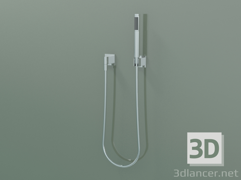 3d model Hand shower set with separate covers (27 808 980-000010) - preview