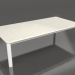 modello 3D Tavolino 70×140 (Bianco, DEKTON Danae) - anteprima