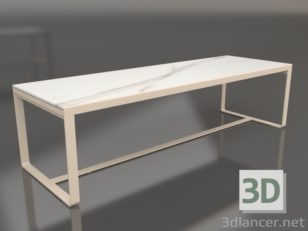modello 3D Tavolo da pranzo 270 (DEKTON Aura, Sabbia) - anteprima