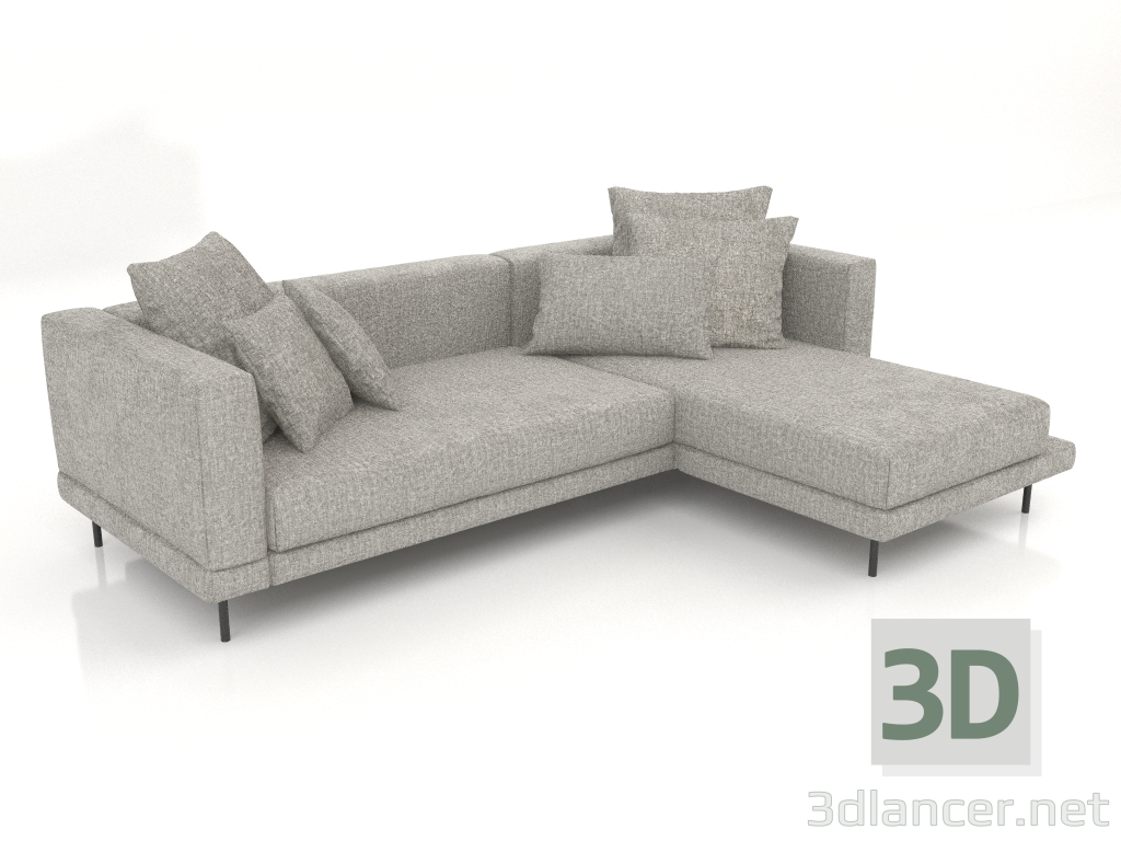 3d model Sofá Carol 2560 x 1800 (Zeus 4) - vista previa