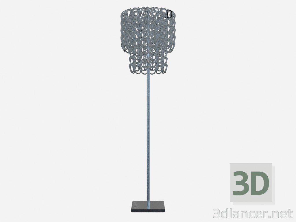 3D Modell Stehleuchte Kristall Stehlampe - Vorschau