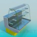 modèle 3D Frigo vitrine - preview