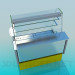 3D modeli Vitrin buzdolabı - önizleme