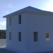 3d модель двоповерховий будинок – превью