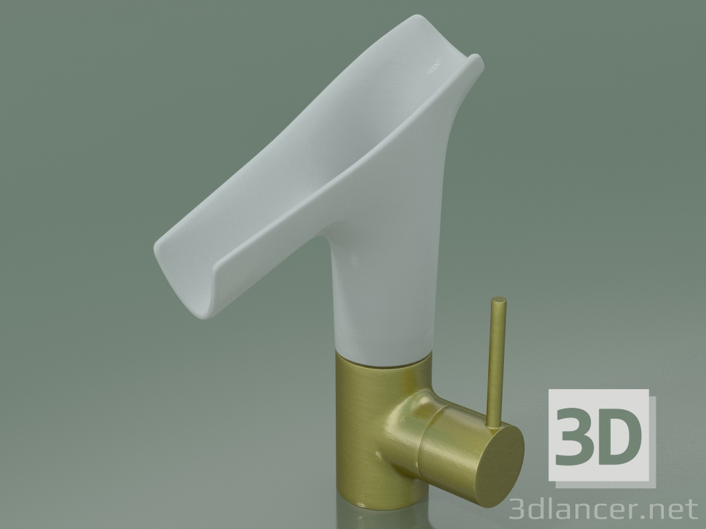 3d модель Змішувач для раковини, зі скляним зливом (12113950) – превью
