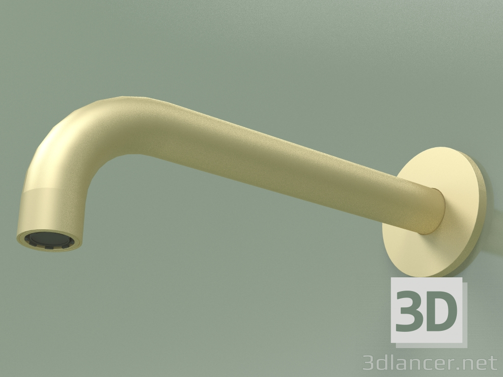 3D modeli Duvar musluğu 90 ° Lmax 190mm (BC004, OC) - önizleme