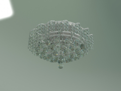 Ceiling chandelier 16017-9 (white with silver-Strotskis)