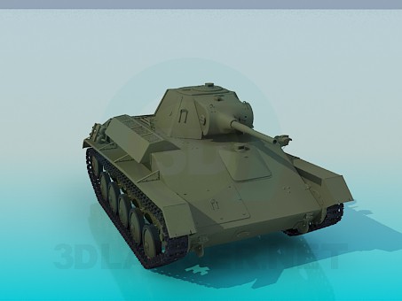 3d model E-70 light tank - preview