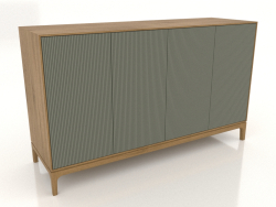 Mobile TV FARGO con frontali fresati 1600x500x950 mm (ulivo, rovere naturale, opzione 3)