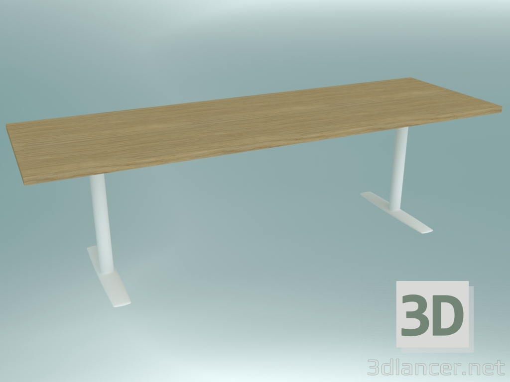 3d model Mesa de despacho rectangular ACCA (250) - vista previa