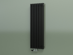 Radiador vertical RETTA (8 secciones 1200 mm 60x30, negro brillante)