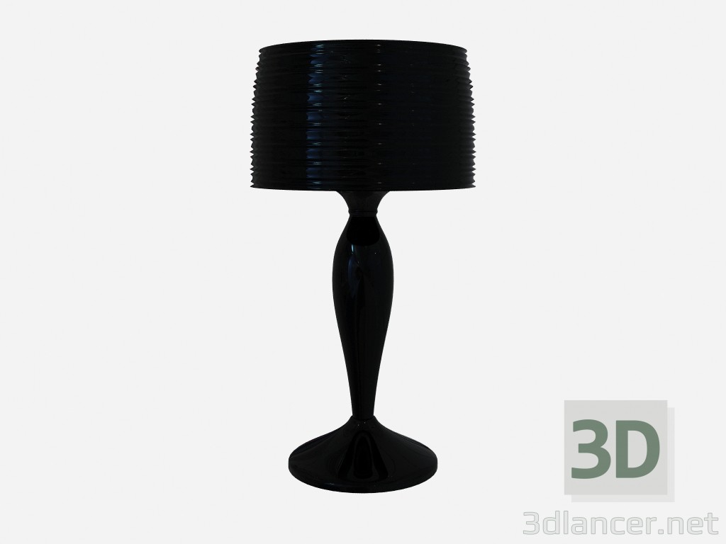3d model Table lamp in a dark performance Table lamp black - preview