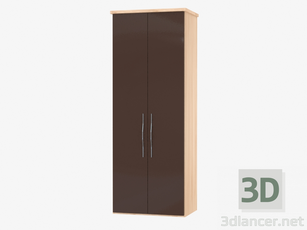 3d model Modular two-door cabinet 10 (90,6х235,9х62) - preview