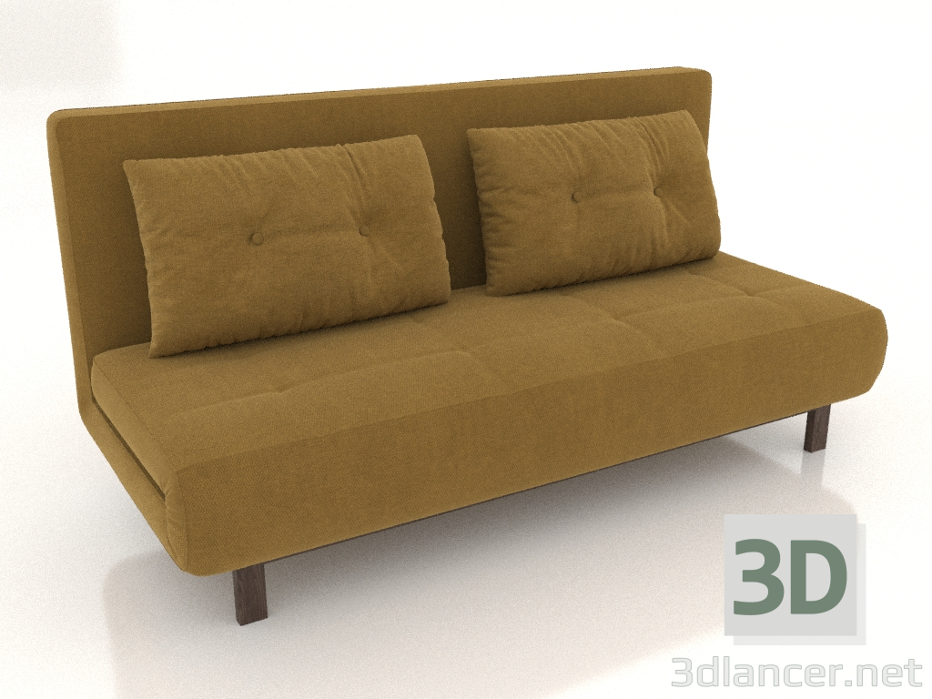 3 डी मॉडल सोफ़ा बेड डोरिस (पीला) - पूर्वावलोकन
