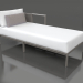 modello 3D Modulo divano, sezione 2 destra (Grigio quarzo) - anteprima