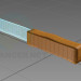 3D modeli LowPoly bıçak - önizleme