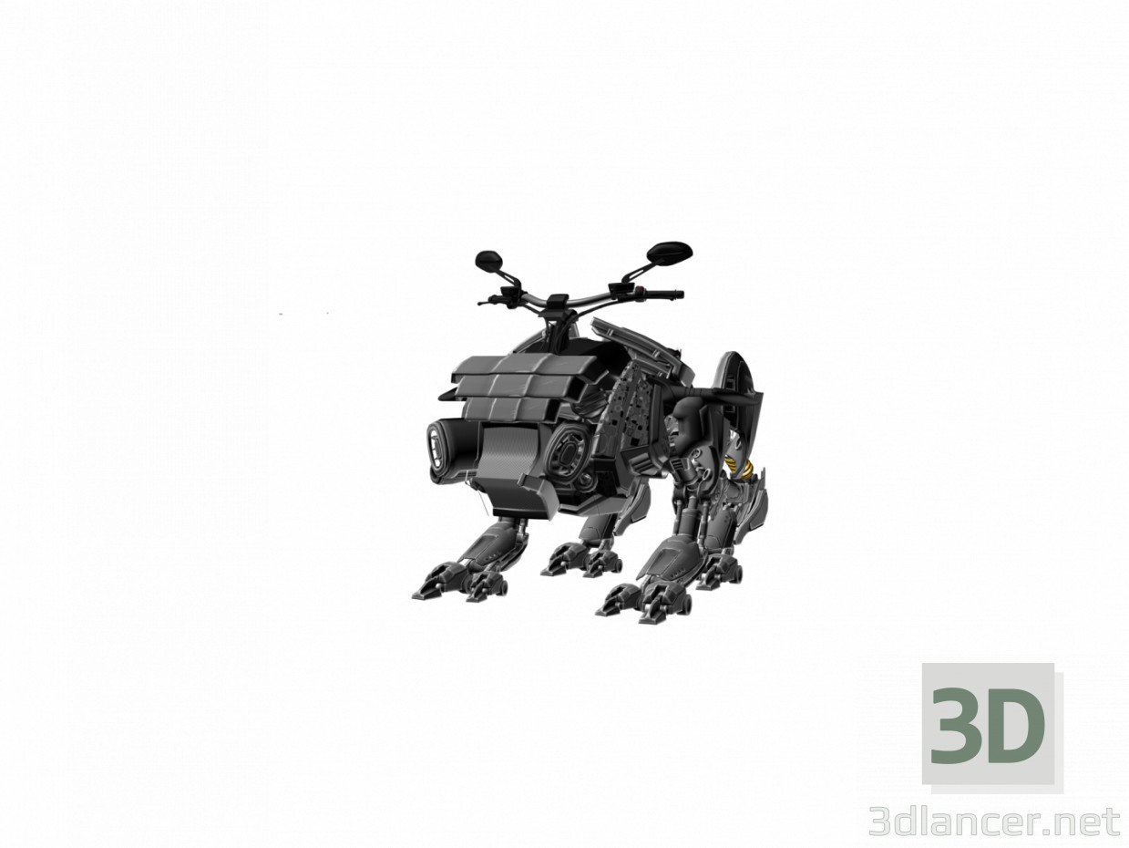 3 डी मॉडल रोबोट - पूर्वावलोकन