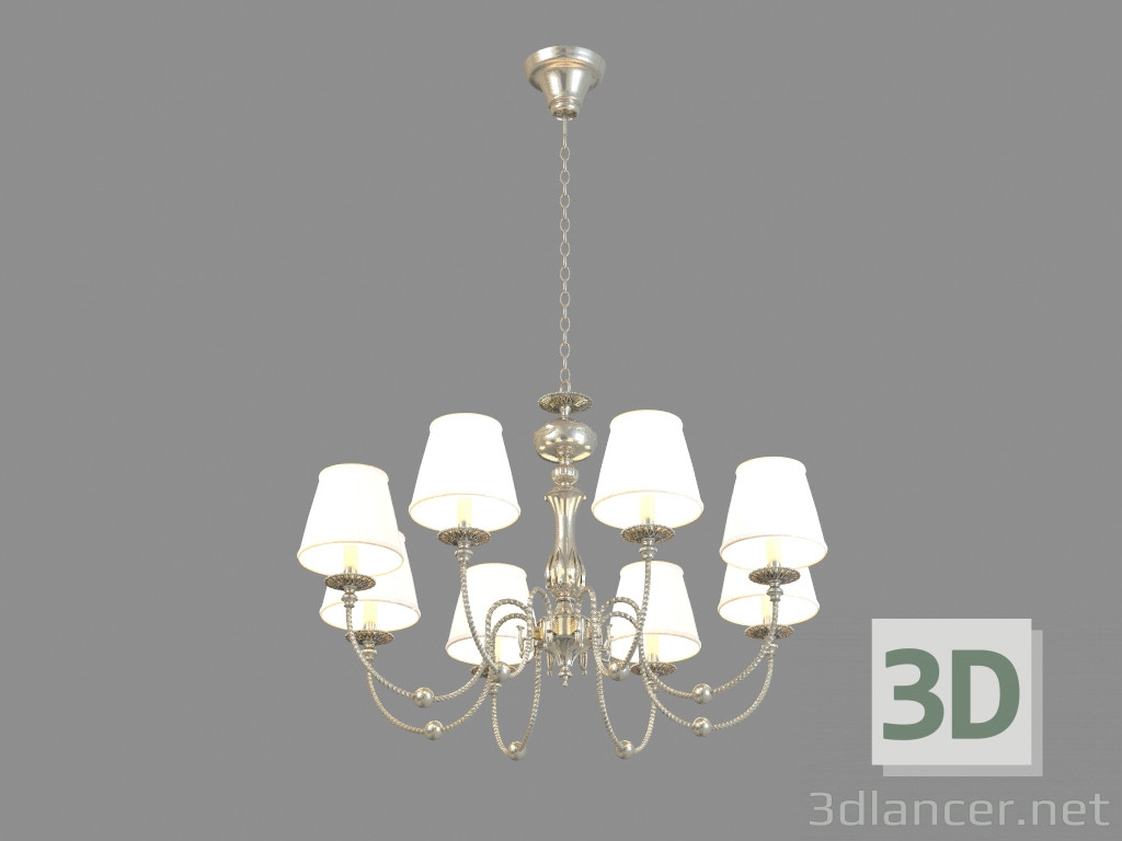 3d model Chandelier A2044LM-8GO - preview