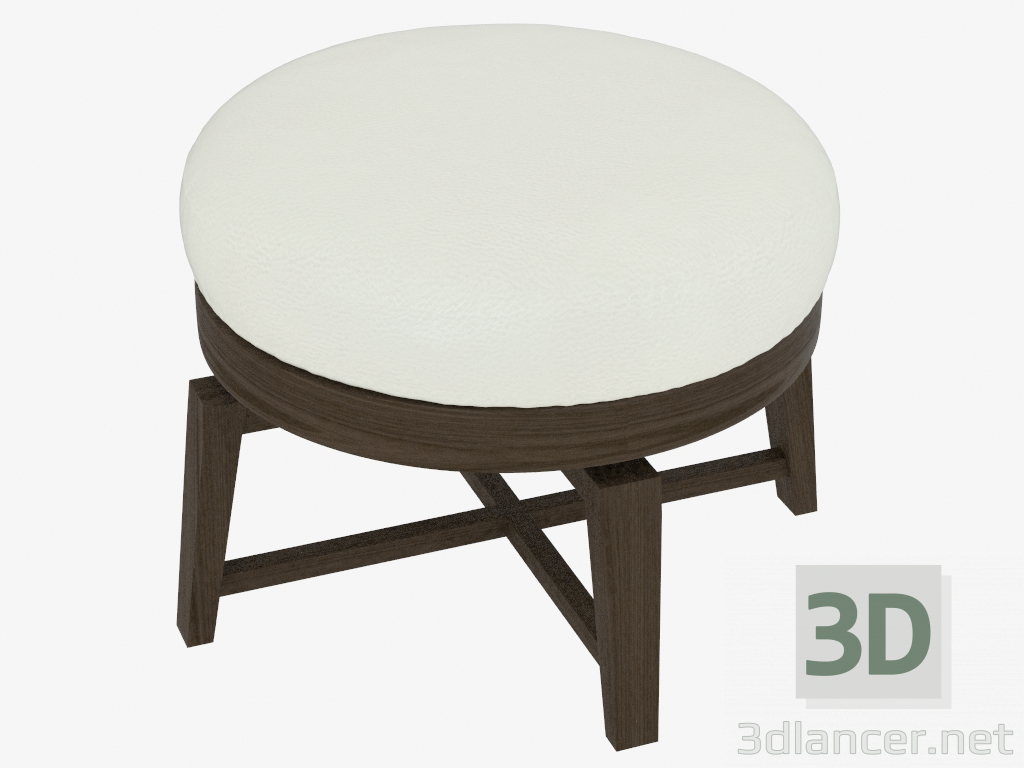 3d model Poof on the wooden frame Ferro (H 39) - preview