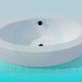 modello 3D Vasca ovale - anteprima