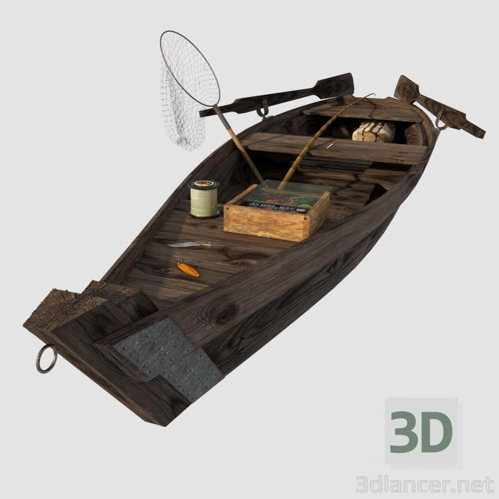 Barco2 3D modelo Compro - render