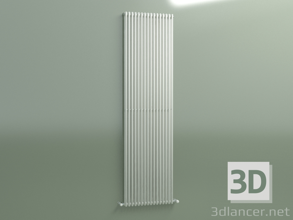 3d model Radiador vertical ARPA 2 (2020 16EL, blanco estándar) - vista previa