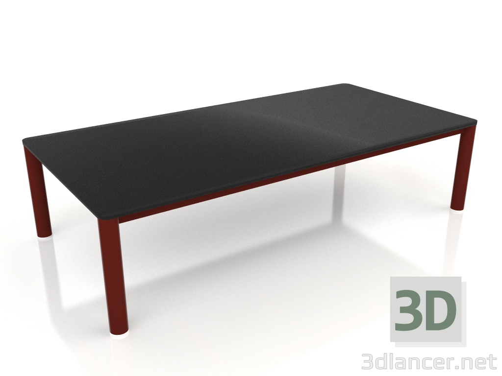 modello 3D Tavolino 70×140 (Rosso vino, DEKTON Domoos) - anteprima