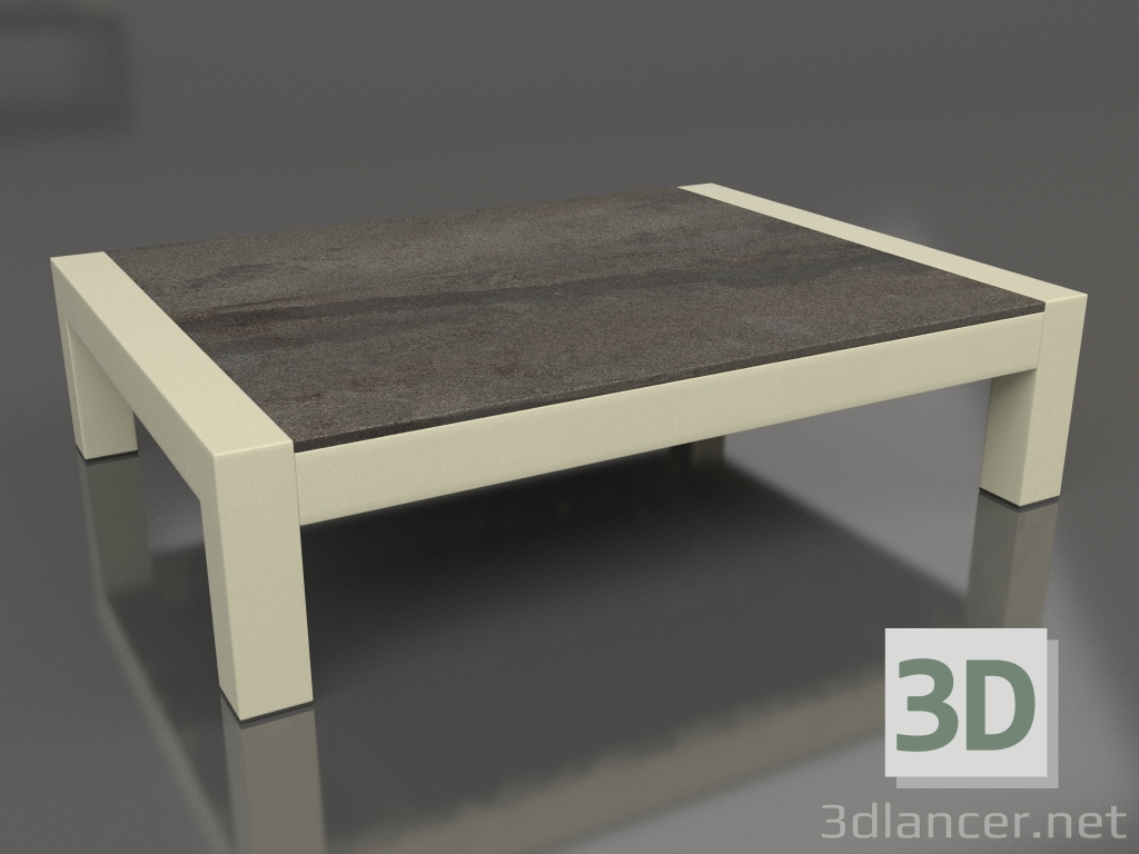 3d модель Кофейный стол (Gold, DEKTON Radium) – превью