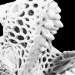 Cabeza de dragón voronoy 3D modelo Compro - render