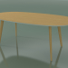 3D Modell Ovaler Tisch 3507 (H 74 - 200x110 cm, M02, natürliche Eiche, Option 2) - Vorschau