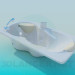 3d model Jacuzzi with headrests - preview