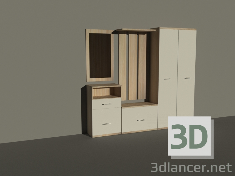 Armario 3D modelo Compro - render