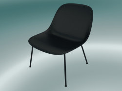 Lounge chair with tubes at the base of Fiber (Black)
